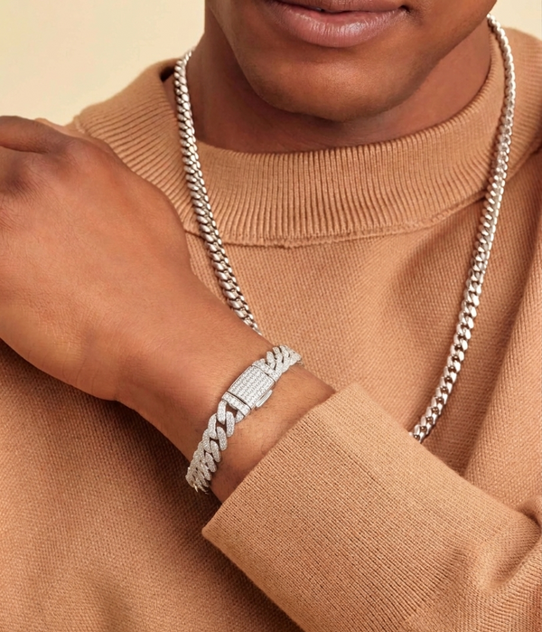 S925 Silver Cuban Link Bracelet (ALL SIZES)