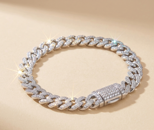 S925 Silver Cuban Link Bracelet (ALL SIZES)