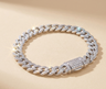 VVS Moissanite Cuban Bracelet — Iced Out