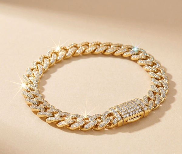 S925 Silver Cuban Link Bracelet (ALL SIZES)