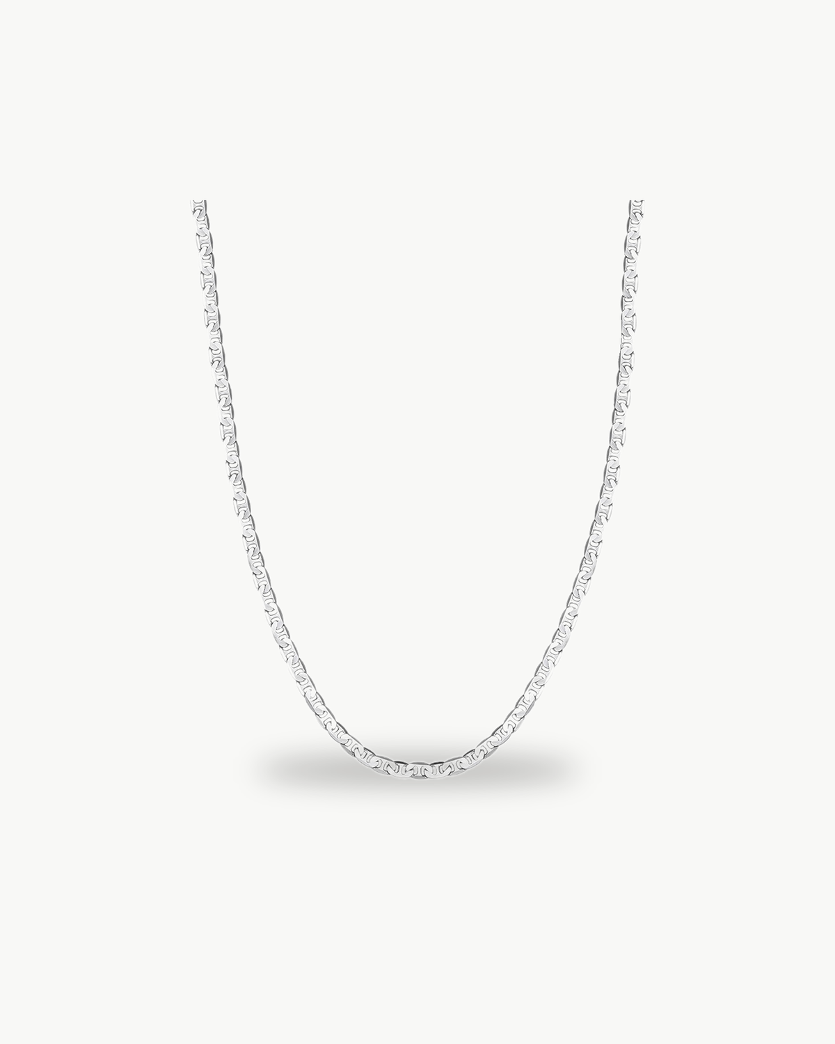 Sterling Silver Mariner Chain Necklace